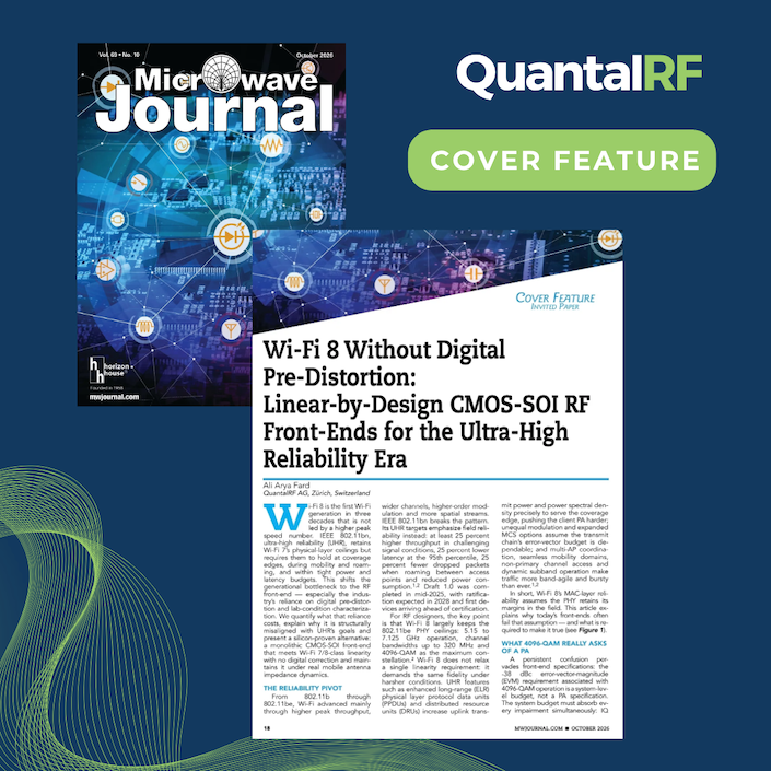 Microwave Journal Cover Feature